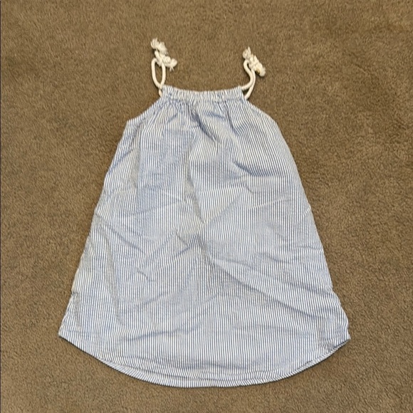 H&M Blue and White Striped Girl’s Casual Dress - Picture 4 of 5